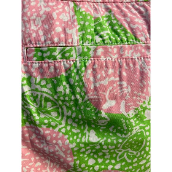 Lilly Pulitzer 3” Walsh Shorts in Limeade Cheat Ya Print Size 8 - Picture 6 of 6